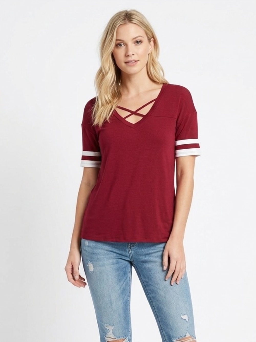 NOBO lace up T-shirt size large